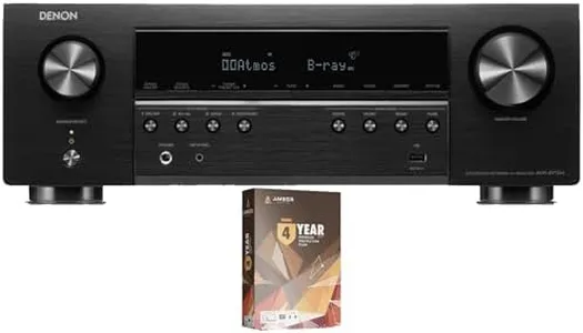Denon AVR-S770H 7.2ch 8K Smart AV Receiver with Voice Control and DTS:X with 4 Year Amber Protection Plan (2023)