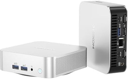GEEKOM A8 Mini PC, AMD Ryzen 9 8945HS (jusqu'à 5,2 GHz) 32 Go DDR5 + 2 to SSD | Mini Gaming PC Windows 11 Pro | IA | Graphiques AMD Radeon 780M | Quadri-Affichage 8K - Mini Ordinateur de Bureau