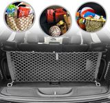 Envelope Style Trunk Mesh Cargo Net - for Jeep Grand Cherokee 2011-2025 Car Accessories - Premium Trunk Organizers and Storage - SUV Truck Cargo Nets - Vehicle Carrier Organizer for Cherokee WK