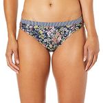 Kenneth Cole Reaction Women's Hipster Bikini Swimsuit Bottom, Multi, Small