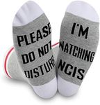 Funny Gift TV Show Quote Socks Novelty Socks For Women Girls Fandom Fans, Watching Nc