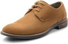 Bruno Marc Men's URBAN-08 Tan Suede Leather Lace Up Oxfords Shoes - 14 M US