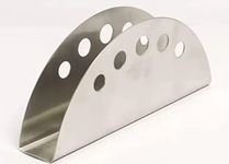 Dynore Stainless Steel Round Hole Napkin Holder/Tissue Paper Holder for Dining Table, Restaurant, Office and Desk