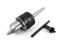 Taytools 467221 1/16-1/2 inch 3 Jaw Drill Chuck with MT1 Taper and Jaw Tightening Key or Drill Press, Mill or Lathe