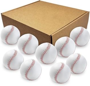 HolyElks Baseball Hardball,Game Baseballs for Youth Players Training,Standard Size and Weight (Hard Ball 9pc)