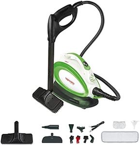 Polti PTGB0065 Vaporetto Handy 25 Plus Steam Cleaner, 3.5 Bar, Kills and eliminates 99.99% * of viruses, Germs and Bacteria, White/Green