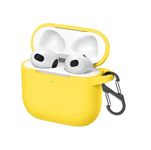 YellowInc Case Cover Compatible with Apple AirPods 4 (Earbuds Not Included) (Yellow)