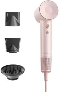 Laifen Hair Dryer, High Speed 200M Ionic Blow Dryer with 110, 000 RPM Brushless Motor for Fast Drying, Low Noise, Hairdryer with Magnetic Nozzle Pink