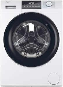 Haier I-Pro Series 1 HW100-BP14929A-S Machine à laver à chargement frontal 10 kg Fonction vapeur Moteur Inverter Traitement antibactérien 1400 tr/min Détecteur automatique KG 15 programmes Blanc