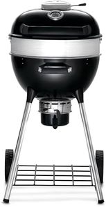 Napoleon PRO 18-Inch Charcoal Kettle Grill - PRO18K-LEG-3 - Black, Stainless Steel Spacer Ring, 240in² Cooking Area, Sturdy 4-Leg Design, 7-Inch Wheels