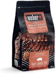 Weber Pork Smoking Blend Wood Chips | Hardwood Cooking Pellets | 0.7 kg | BBQ Smoker Wood Chips | Barbeque & Smoker Fuel | Alternative to Briquettes, 100% Natural Wood Chunks for Smoking (17664)