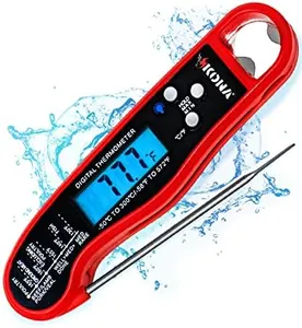 Kona Instant Read Meat Thermometer for Grilling - Instant On/Off