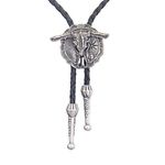 Bolo Ties Western Bolo Necklace Mens Bolero Tie Cow Green Bolo Tie Leather Bolo Tie Cowboys Necklace Bolo Neck Tie for Men Women Boys