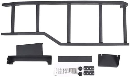 Car Tailgate Ladder Compatible with Hummer H2 2003-2009, Car Tailgate Step Ladder Kit, Rear Door Ladder, Tail Door Ladder, Climbing Tailgate Ladder Mount Bracket, Aluminum Alloy (H2_Tailgate)