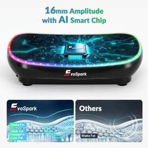 EvoSpark 4D PRO Vibration Plate – Full Body Fitness Machine