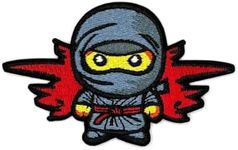 Generic 3.5"" Ninja Iron On Patch |