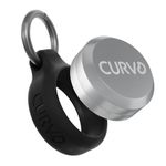 CURVD Premium Carrying Case - Durable Travel Keychain Container, Small Waterproof Holder for Earplugs, Pills, Coins Compatible with Loop, Eargasm & Vibes, or Compact Mini Purse Pill Box Container