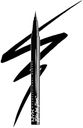 NYX Professional Makeup Epic Ink Liner, Brush Tip Liquid Eye Liner Pen, Up To 24 Hours of Wear, 6 Intensely Pigmented Shades, Waterproof Vegan Formula, Shade: Black