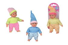 Simba 105011936 - Cute Laura, Soft Body Doll in, 3 Assorted Designs, Only One Item Delivered, 15 cm, Baby Doll from 12 Months