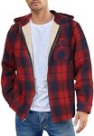 COOFANDY Men's Lined Flannel Jacket