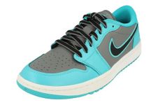 NIKE Air Jordan 1 Low G Mens Golf Shoes FZ3248 Sneakers Trainers (UK 9 US 10 EU 44, Cool Grey Black Gamma Blue 001)