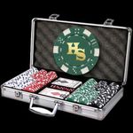 300 Personalized Poker Chip Set - Full Name, Initials or Any Custom Text