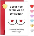 Funny Valentines Day Card Gifts for Him, Romantic Valentines Day Cards for Husband, Boyfriend, Fiance, Mens Valentine's Day Gift, Anniversary Birthday Card Gifts for Men, I Love You with All of My