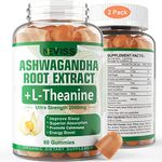 Ashwagandha Gummies 2000mg, Feel Refreshed, Plus Proprietary Blend with 5-HTP, L-Theanine, Lemon Balm, Magnesium for Anxiety Relief, Zzzs, Mood, Energy & Relaxation Support, 120 Count