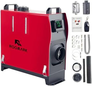 Roomark 5KW Chauffage Diesel Tout-en-Un Portable 12V Réchauffeur d'air Diesel Contrôle Intelligente LCD Télécommande, adapté aux Voitures, camions, Bateaux