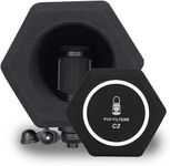 Aurion Microphone Wind Shield Pop Filter Isolation Ball, Acoustic for Record Studios Mic High-Density Sound Absorbing Foam - Studio Quality Recording