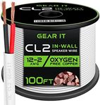 GearIT 12/2 Speaker Wire (100 Feet)