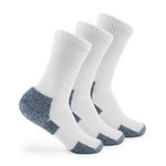 Thorlos Men's Xj Running Socks, White/Navy (3 Pair Pack), L UK