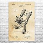 Bausch & Koehler Microscope Poster 