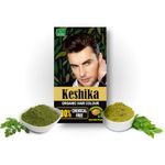 Dr.Jain's Keshika Ayurvedic Hair Colour For Grey Hair Men & Women Natural Black 100g (Black)