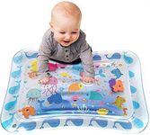 Tummy time Baby Water Play mat for Babies and Toddlers, Inflatable Play mat Toys, Belly Water mats for Baby Sensory Development and Growth Stimulation. Does not Contain BPA.