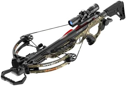 Barnett Expedition 385 Hunting Crossbow - Compact, Fast 385fps, Adjustable Butt Stock, Veil Camo, Triggertech Trigger, 4x32 Scope, Aluminum Flight Track, Headhunter Bolts, with CCD.