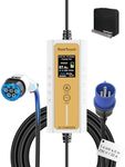 RamTouch Electric Vehicle Charger (7.4 kW, Type 2, 32A Commando Plug, 6.5 m), IP65 Portable Car Charger with Adjustable Current (6A–32A) and Delayed & Timed Charging, Compatible with EVs and Hybrids