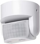 EMOS G1240 Infrared Motion Detector-Range 12 m-Sensitivity 3-2000 Lux-Detection Angle 180° -Switching time 10 sec to 15 min-230 V-for Surface mounting-for Indoor and Outdoor use-White