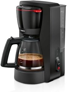 Bosch MyMoment 1.4L Filter Coffee Machine with anti drip function, TKA2M113GB, Black