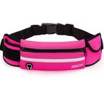 Jueachy Running Belts for Women Waterproof Fanny Pack Running Waist Pouch Phone Holder Adjustable Sports Money Belt with Headphone Port