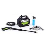 Greenworks 1700 PSI 1.2-Gallon-GPM 13 Amp Cold Water Electric Pressure Washer, GPW1704