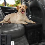 LIONROGE Car Back Seat Extender for Large Dogs up to 200lbs,Dog Car Back & Front Seat Extender with Storage,Prevent Your Dogs from Falling Off The Seat