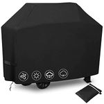 Grill Barbecue Cover 145x61x117CM, Gas BBQ Cover Waterproof Barbecue Cover Outdoor Gas BBQ Grill Cover Windproof, Dust Protection, Rip-proof & UV Protection with Storage Bag