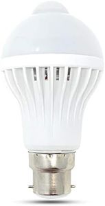 MSC 5w B22 Smart Indoor Motion Sensor Lights Dual PIR LED Light Bulb - Automatic Motion Sensor Light Bulbs Warm White 3000k Bayonet - B22, Warm 5w - 50w Equivalent (B22 Warm 1),5w-B22-Sensor-warm