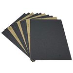 AutKerige 9 x 11 Inch Sanding Sheets， 120 Grit Wet Dry Sandpaper，10PCS Premium Silicon Carbide Sand Paper for Wood Metal Ceramic or Auto Polishing and Scratches Removing