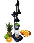 GONCHAK HUB Aluminium Hand Press Citrus Fruit Juicer,Cold Press Juicer, Manual HandPress Juicer and Squeezer for Fruits and Vegetables - Big (Made in India) (Black)