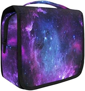 senya Hanging Travel Toiletry Bag Kit Makeup Case Cosmetics Organizer for Men Women, Universe Galaxy Nebula Space, Onesize