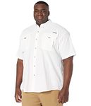 Columbia Men's Bahama II Short Sleeve Shirt Tall,White,4XT