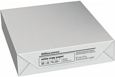 Office Depot Copy Fax Laser Inkjet Printer Paper, 8 1/2 Inch X 11 Inch Letter Size, 20 Lb., 92 Us / 105 Euro Bright White, Acid Free, Ream, 500 Total Sheets (273646/Ream)