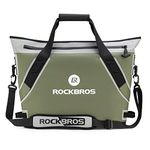 ROCKBROS Soft Cooler Portable Large Beach Cooler 36 Can Leak-Proof Soft Sided Cooler Insulated Soft Pack Cooler Waterproof for Picnic, Camping, Fishing, Floating, Party